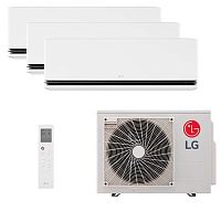 Мульти сплит-система LG на 2 комнаты (25+25+25 кв.м.) Deluxe Pro