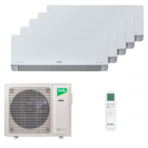 Мульти сплит система Ballu на 5 комнат (25+25+25+25+25 кв.м) серия Defender