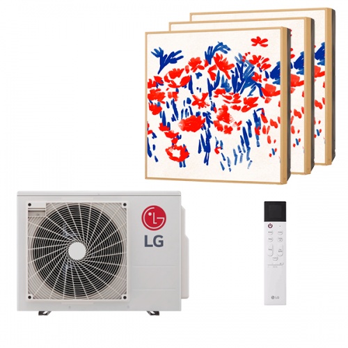 Мульти сплит-система LG на 3 комнаты (25+25+25 кв.м.) Artcool Gallery