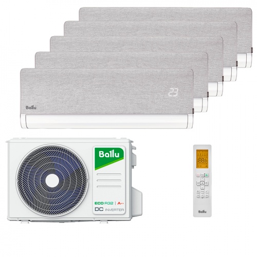 Мульти сплит система Ballu на 5 комнат (25+25+25+25+25 кв.м) серия Boho