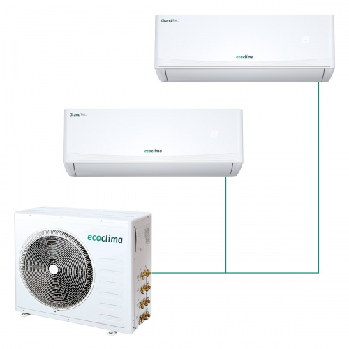 Мульти сплит-система Ecoclima на 2 комнаты (25+50 кв.м.)