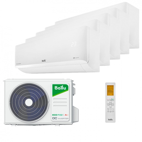 Мульти сплит система Ballu на 5 комнат (20+20+20+20+20 кв.м) серия Multi Smart